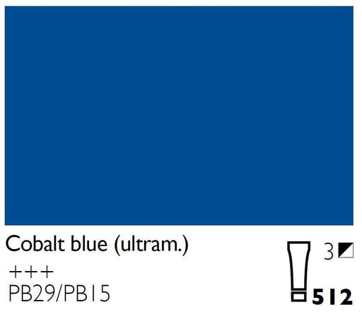 COBRA OILS COBRA 40ml 512 Cobalt Blue Ultramarine Cobra Oils