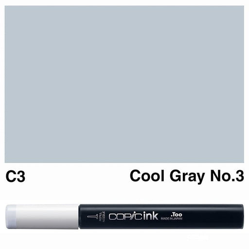 COPIC INKS COPIC Copic Ink C3-Cool Gray No.3