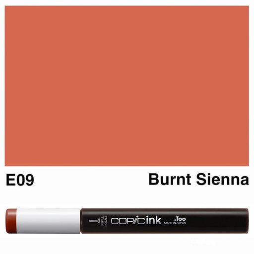 COPIC INKS COPIC Copic Ink E09-Burnt Sienna