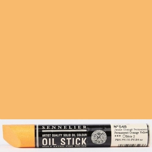 SENNELIER OIL STICKS SENNELIER Sennelier Oil Stick 38ml No.548 Permanent Orange Yellow