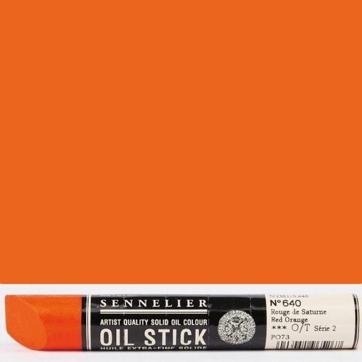SENNELIER OIL STICKS SENNELIER Sennelier Oil Stick 38ml No.640 Red Orange
