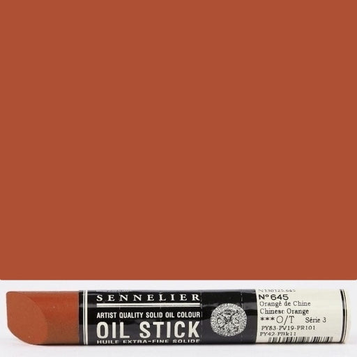 SENNELIER OIL STICKS SENNELIER Sennelier Oil Stick 38ml No.645 Chinese Orange