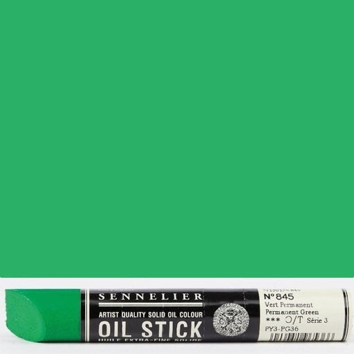 SENNELIER OIL STICKS SENNELIER Sennelier Oil Stick 38ml No.845 Permanent Green