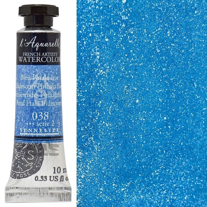 Sennelier Artist Watercolour 038 Iridescent Phthalo Blue 10ml