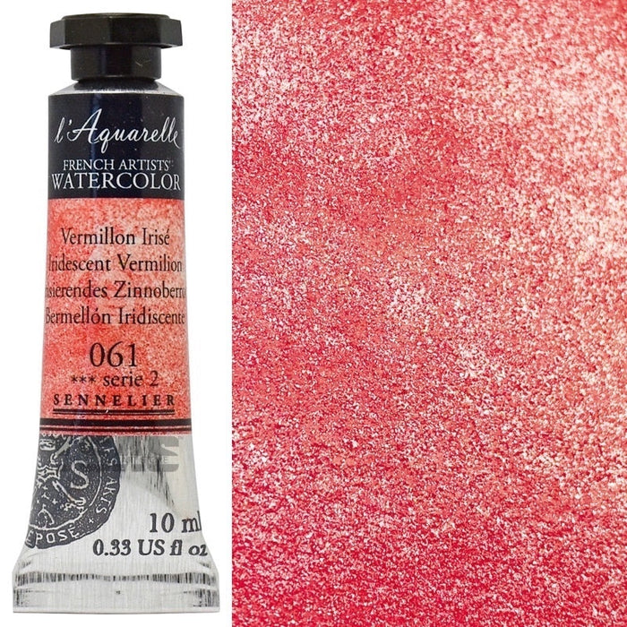 Sennelier Artist Watercolour 061 Iridescent Vermilion 10ml