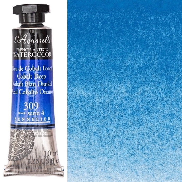 Sennelier Artist Watercolour 309 Cobalt Deep 10ml