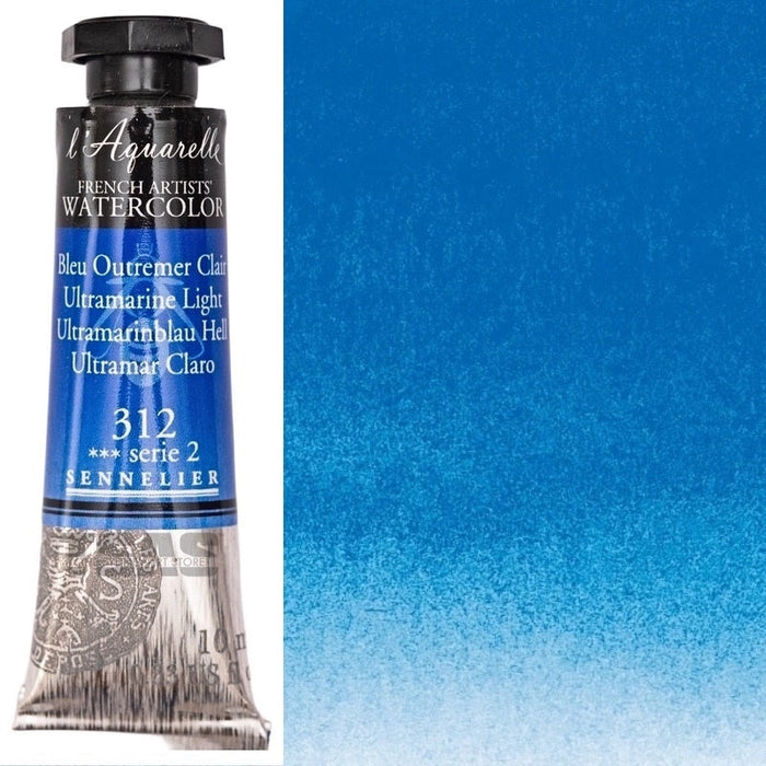 Sennelier Artist Watercolour 312 Ultramarine Light 10ml