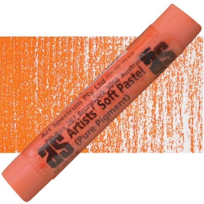ART SPECTRUM SOFT PASTELS ART SPECTRUM 506P AS Soft Round Pastel Spectrum Orange P