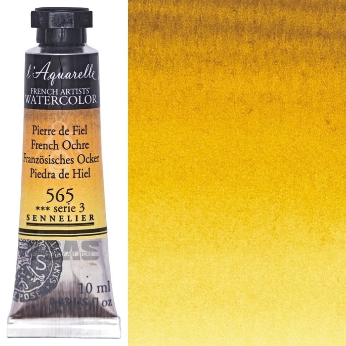 Sennelier Artist Watercolour 565 French Ochre 10ml