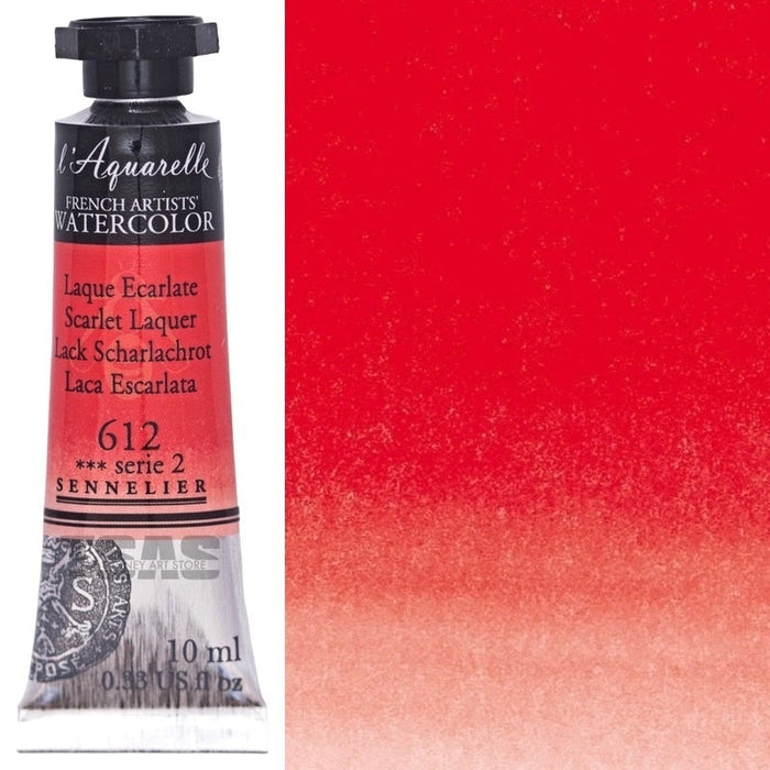 Sennelier Artist Watercolour 612 Scarlet Laquer 10ml