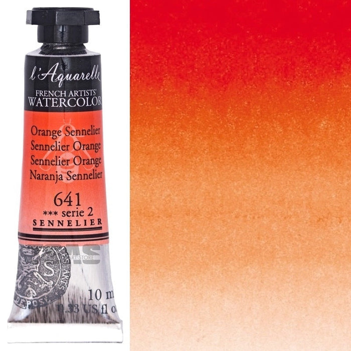 Sennelier Artist Watercolour 641 Sennelier Orange 10ml