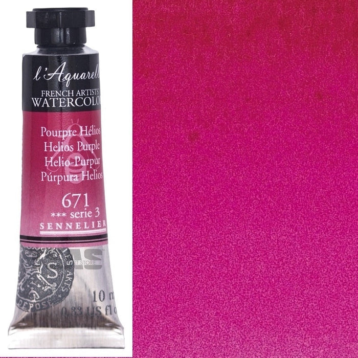 Sennelier Artist Watercolour 671 Helios Purple 10ml