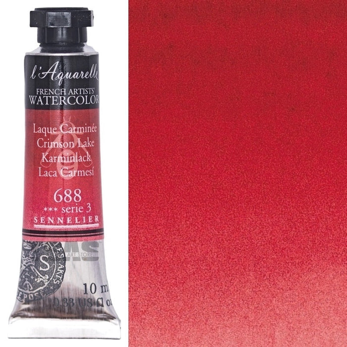 Sennelier Artist Watercolour 688 Crimson Lake 10ml