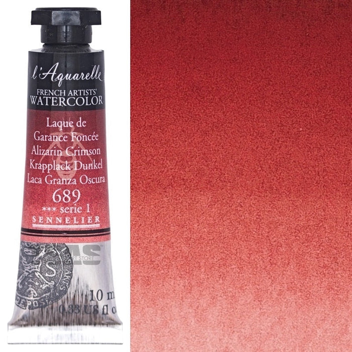 Sennelier Artist Watercolour 689 Alizarin Crimson 10ml