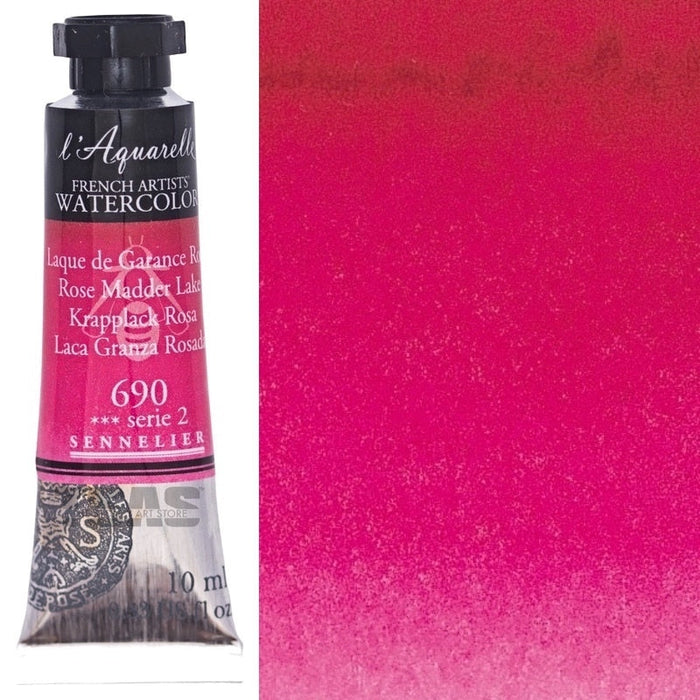 Sennelier Artist Watercolour 690 Rose Madder Lake 10ml