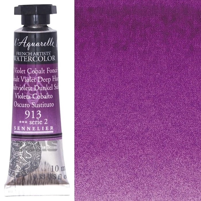 Sennelier Artist Watercolour 913 Cobalt Violet Deep Hue 10ml