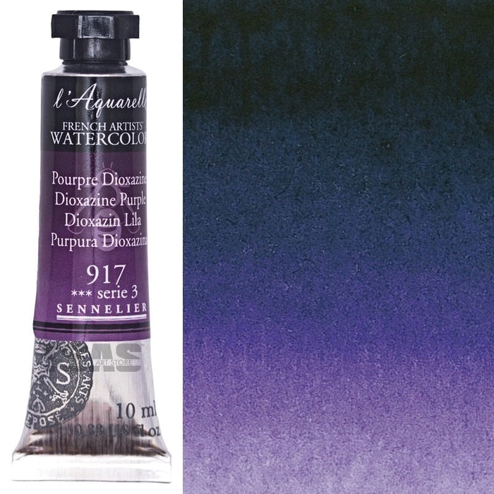 Sennelier Artist Watercolour 917 Dioxazine Purple 10ml