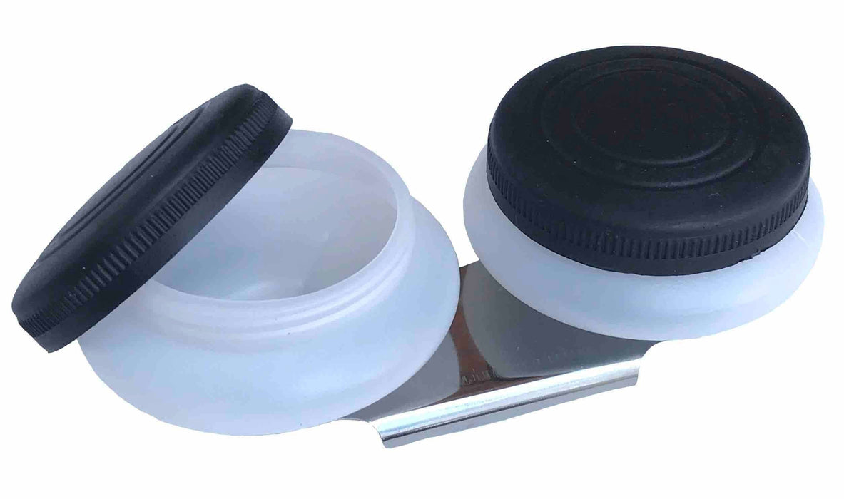 Plastic Double Dipper with Lid