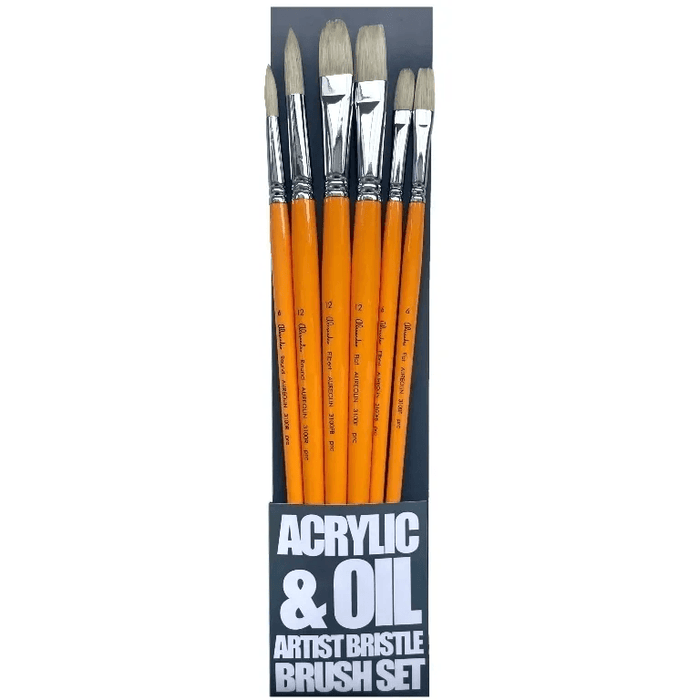 Alesandro 3100 Bristle Assorted Set 1 - The Sydney Art Store