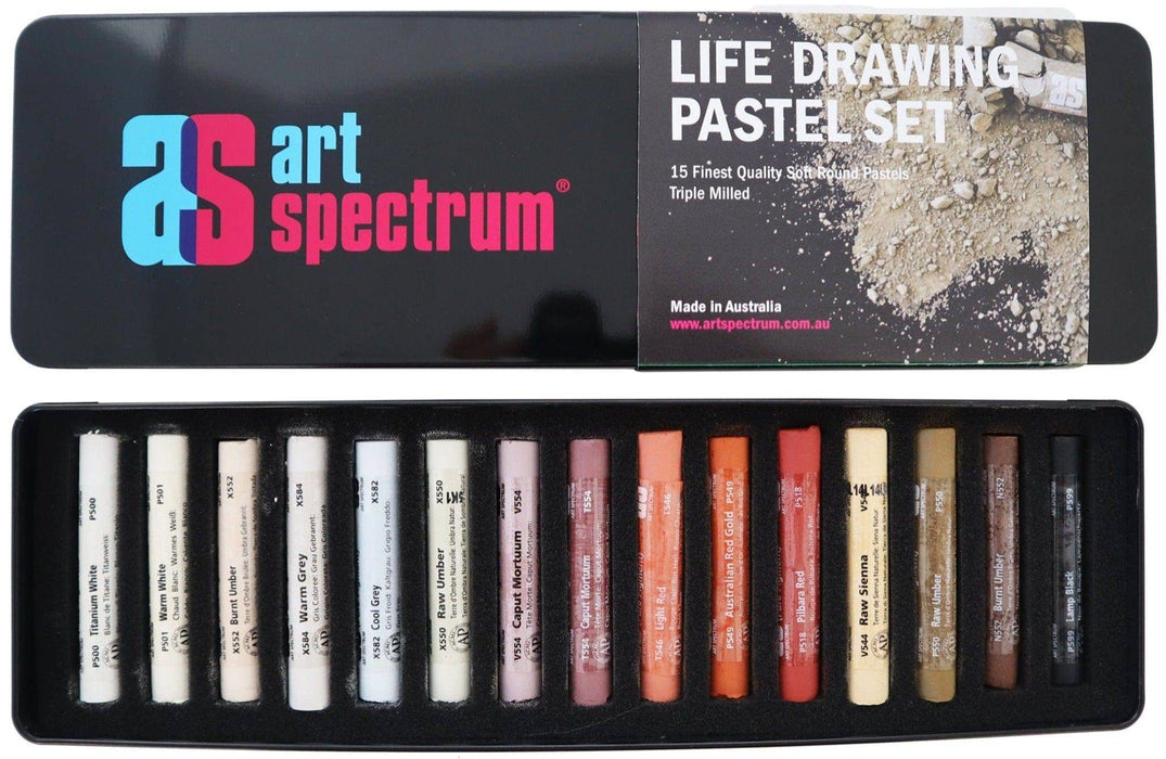 Art Spectrum Soft Pastels 15 Set Life Drawing