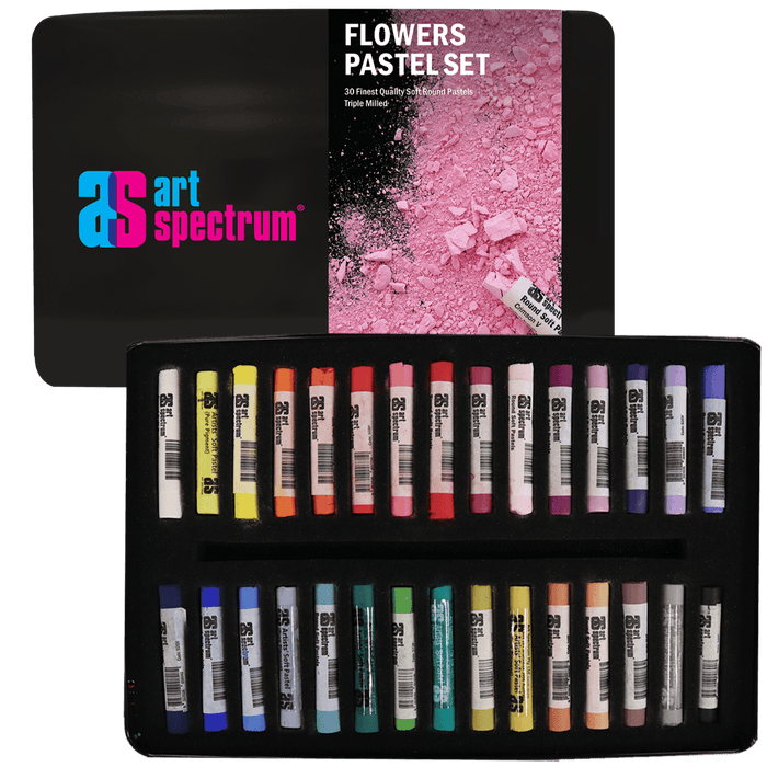 Art Spectrum Soft Pastels 30 Set Flowers