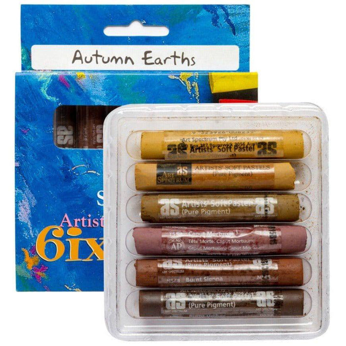 Art Spectrum Soft Pastels 6 Set Autumn Earths