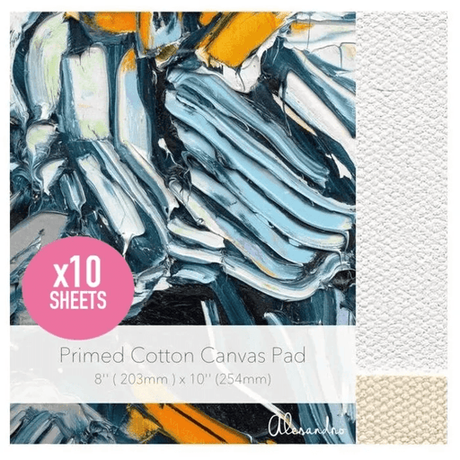 ALESANDRO CANVAS Cotton Pads Artist Cotton Primed Canvas Pads