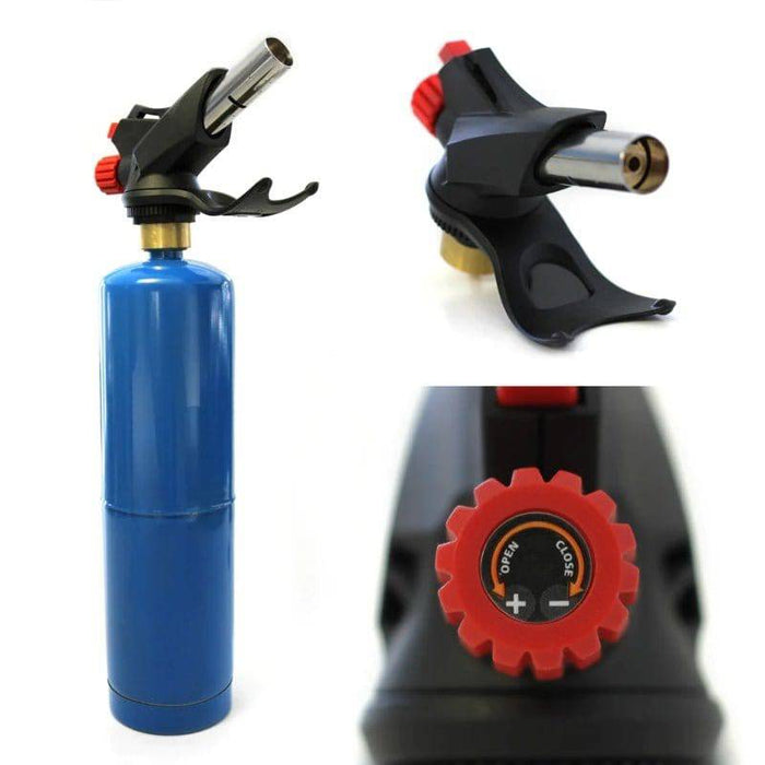 Artist's Propane Torch Head with Wide Angle Flame Attachment