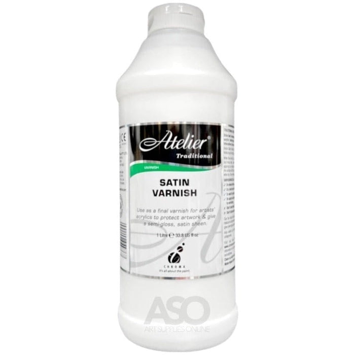 ATELIER VARNISH 1 Litre Atelier Satin Varnish