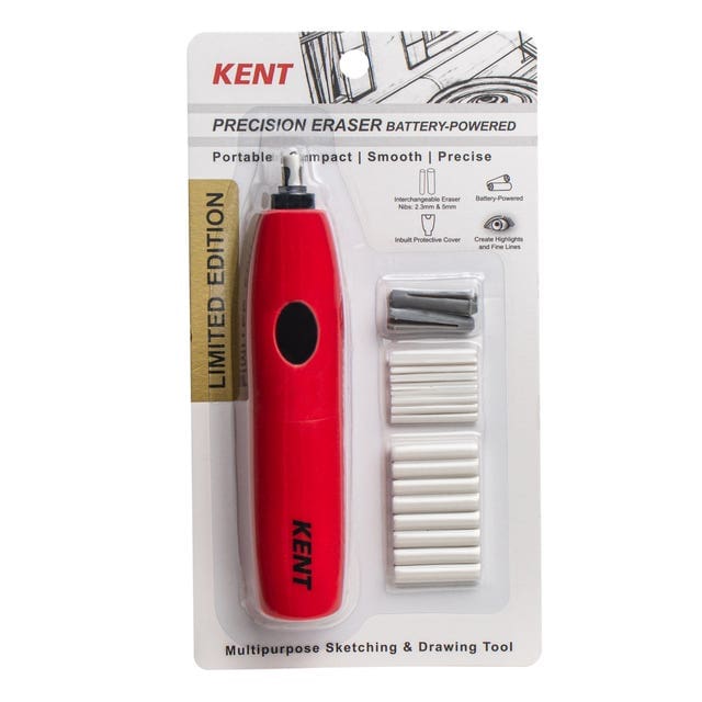 KENT KENT Limited Edition Eraser with Refills Battery Operated Precision Eraser & Refills