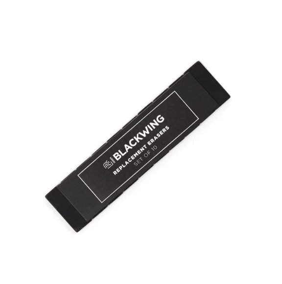 PALOMINO BLACKWING PALOMINO BLACKWING BLACK Blackwing Replacement Erasers Set of 10