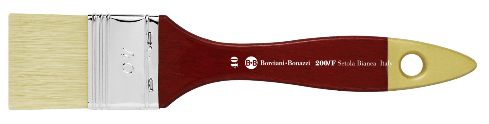 BORCIANI E BONAZZI BORCIANI E BONAZZI Borciani e Bonazzi 200/F Series Extra Fine White Bristle Brush