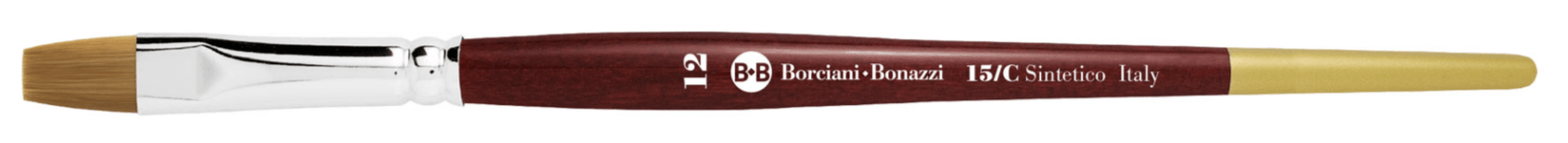 Borciani e Bonazzi 15/C Series Flat Brush