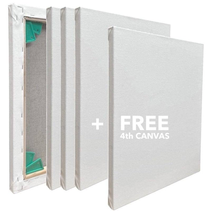 Artist Canvas 3 Pack + 1 Free Canvas