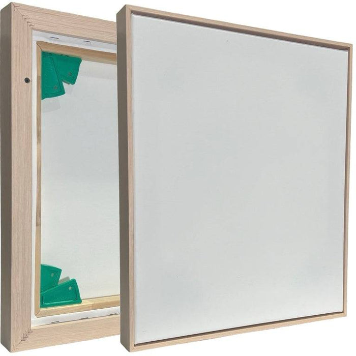 Float Frame Gove White + Artist Custom Canvas