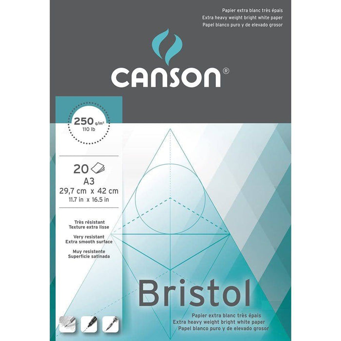 Canson Brisol Extra Heavy Pad 250gsm - The Sydney Art Store