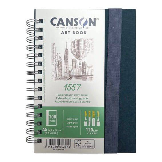 Canson Book 120gsm Pro 1557 Portrait 50Shts A5