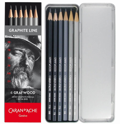 CARAN D’ACHE CARAN D’ACHE Caran D’Ache 6 Grafwood Set