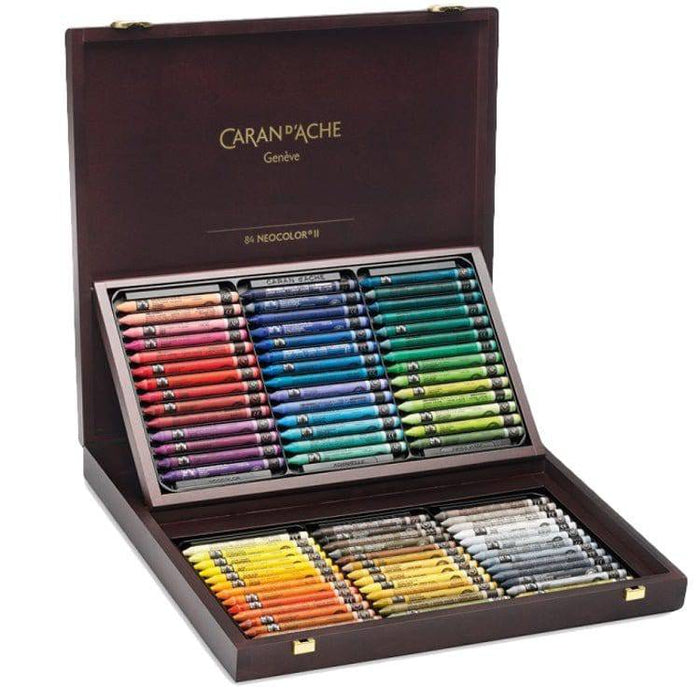 CARAN D’ACHE CARAN D’ACHE Set 84 Wooden Box Caran D’Ache NeocolorII Sets