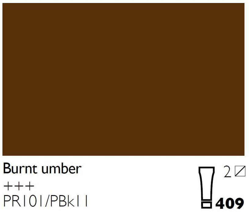 409 Burnt Umber Cobra Oils