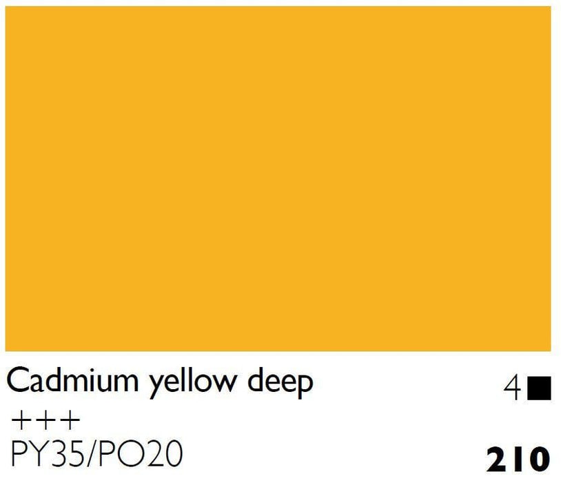 210 Cadmium Yellow Deep Cobra Oils 40ml