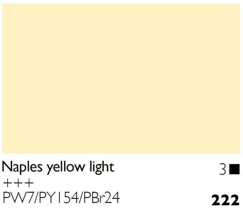 222 Naples Yellow Light Cobra Oils 40ml