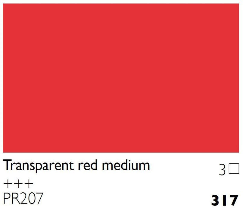 317 Transparent Red Medium Cobra Oils 40ml