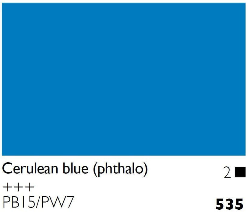 535 Cerulean Blue Phthalo Cobra Oils 40ml