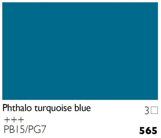 565 Phthalo Turquoise Blue Cobra Oils 40ml - The Sydney Art Store