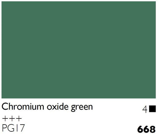 668 Chromium Oxide Green Cobra Oils 40ml - The Sydney Art Store