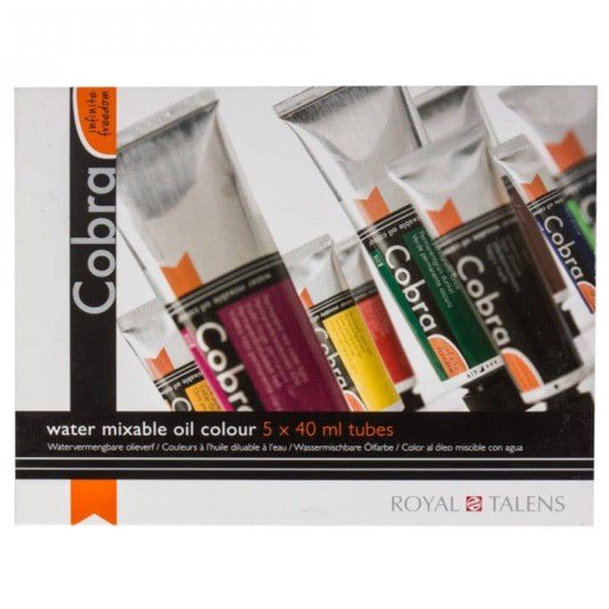 Cobra Water Mixable Oil Colour 5x40ml