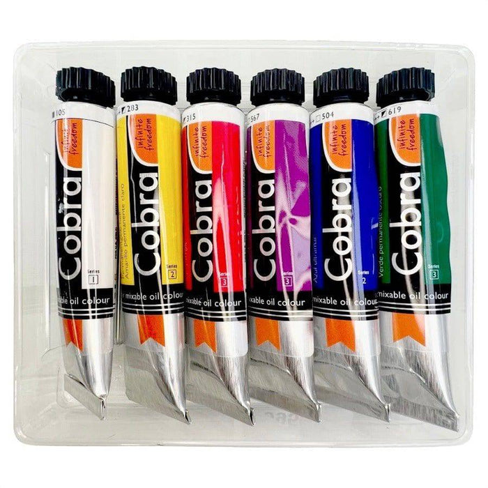 Cobra Water Mixable Oil Colour 6x20ml