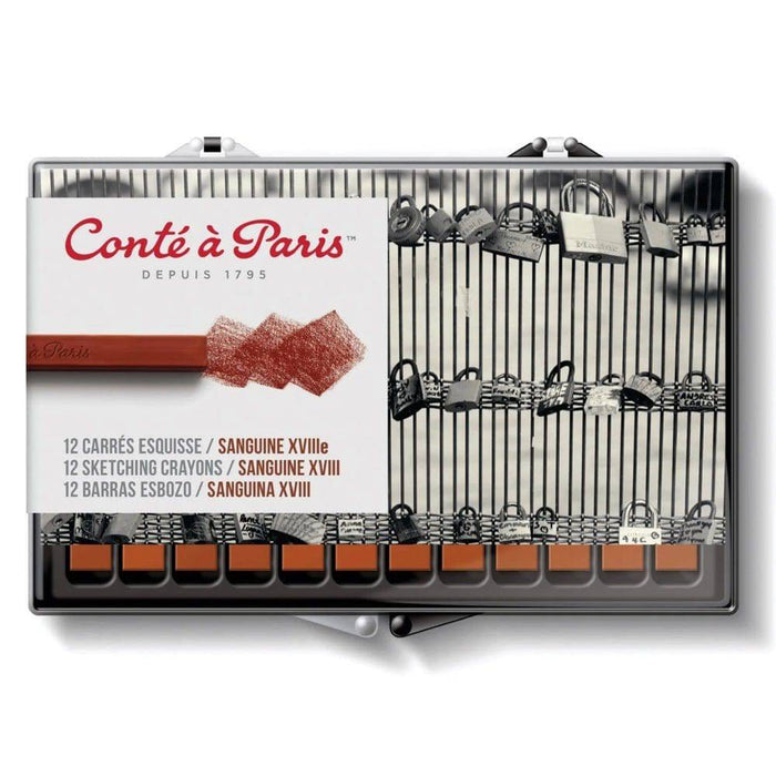 Conte Crayon 18th Century Sanguine Set 12