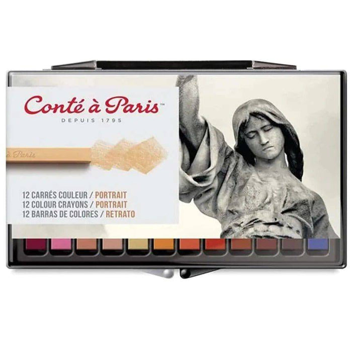 Conte Crayon Assorted Portrait Colour Set 12